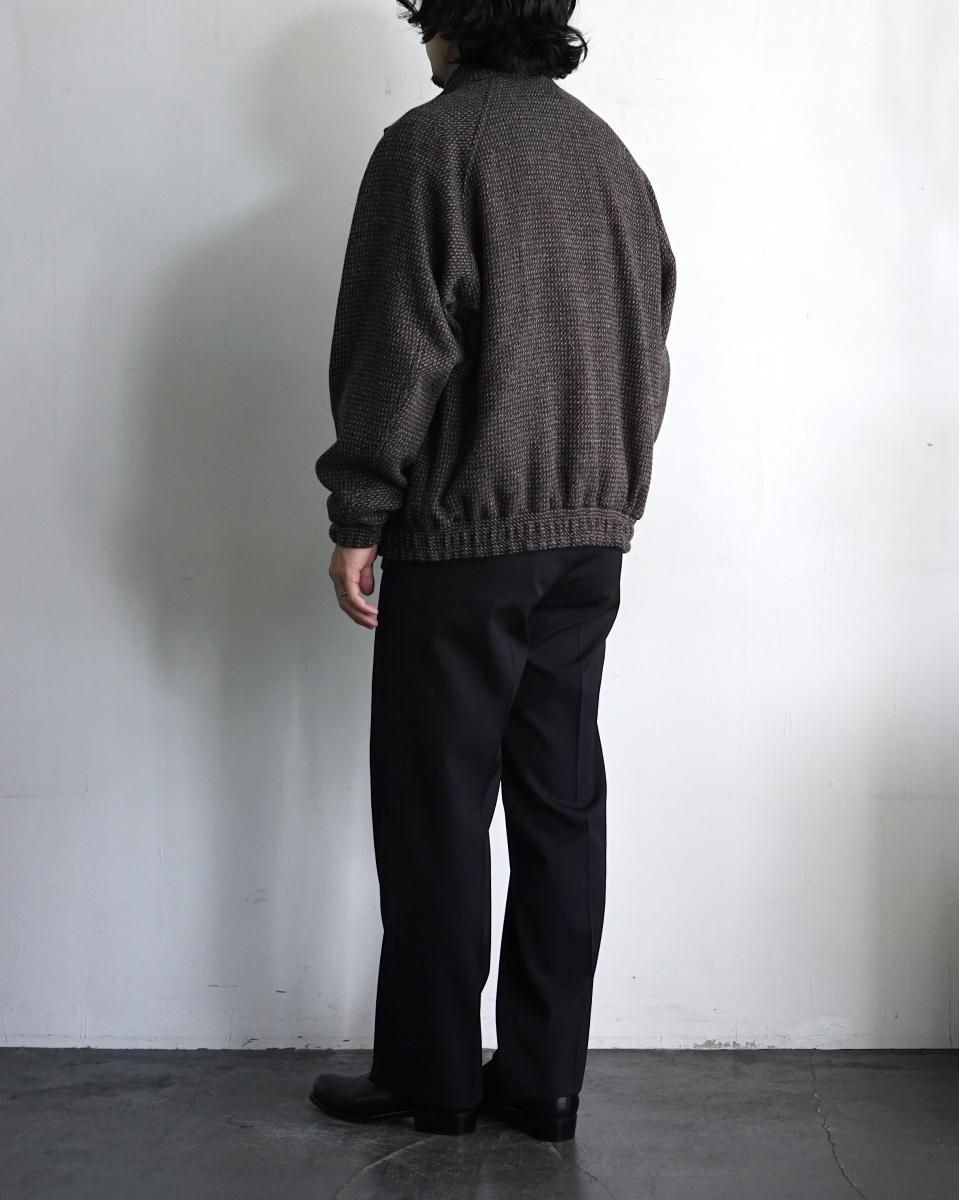 25AW AURALEE ALPACA WOOL SILK TWEED ZIP BLOUSON / A25AB03LS