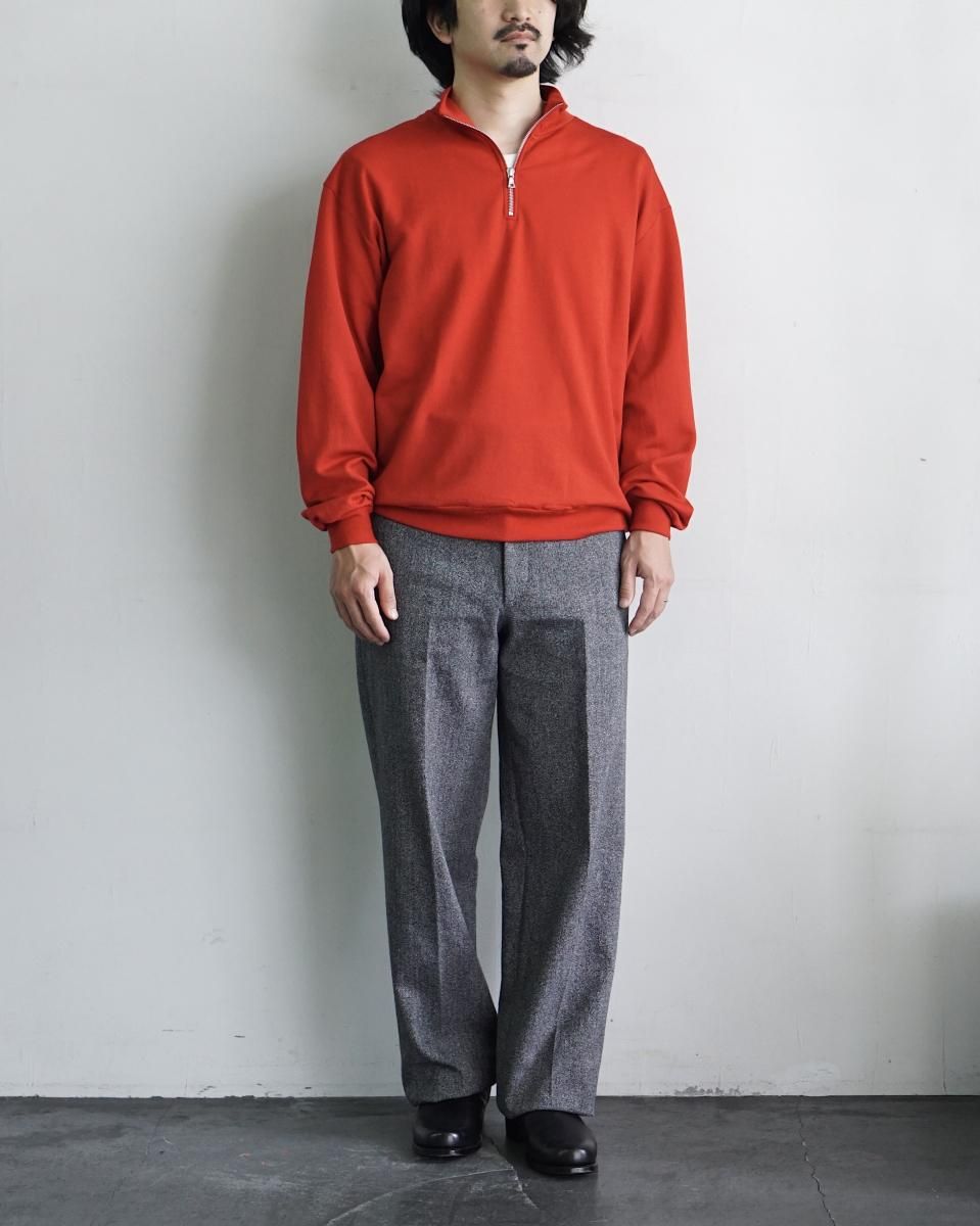 25AW AURALEE LIGHT WOOL SWEAT HALF ZIP P/O / A25AP01WU*CL#GH