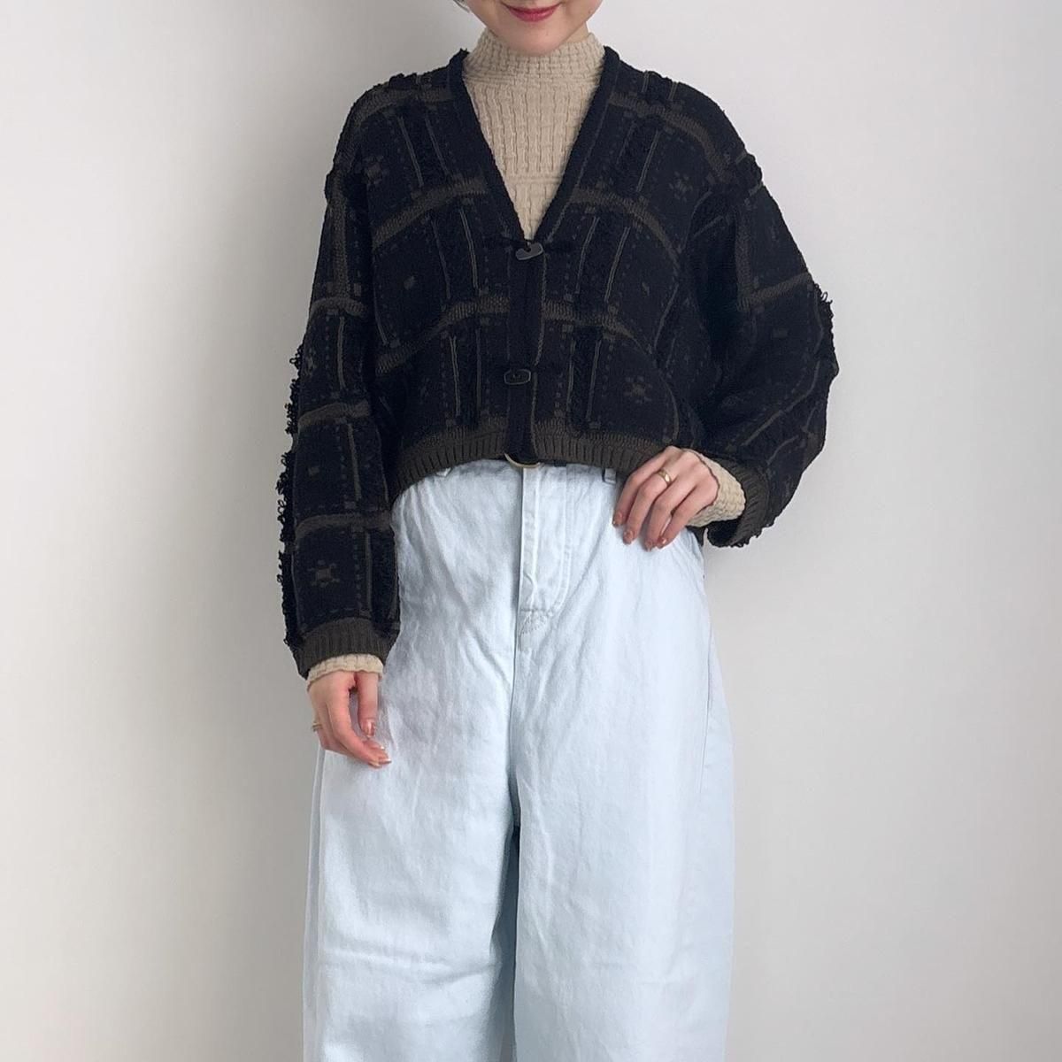 ONICA cotton-boucle basket top/Oni-050*KN#IT - ARTHUR