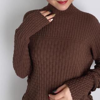 ONICA  cotton-boucle basket top/Oni-050*KN#IT