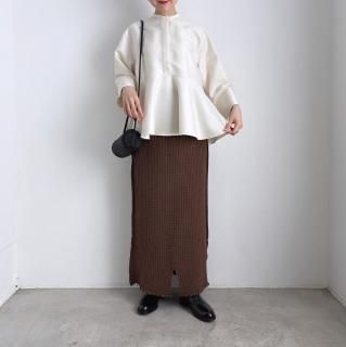 まゆKONsovスカート MISCH MASCH スカート 2024春夏新作ぽこぽこジャガードスカート