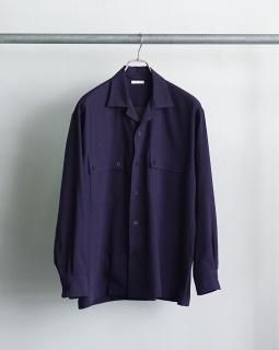 25AW ULTERIOR RAYON LINEN CHECK W/P SHIRT / USH61-KC218*SL#GH