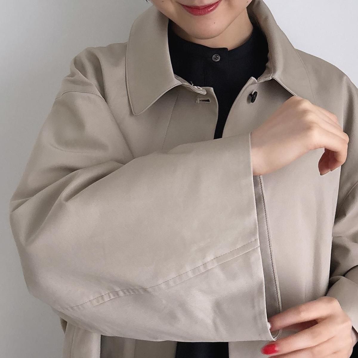 10 HANDCRAFTED MODERN ventile short cape coat/0016*CT#IT - ARTHUR