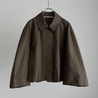 10 HANDCRAFTED MODERN ventile short cape coat/0016*CT#IT
