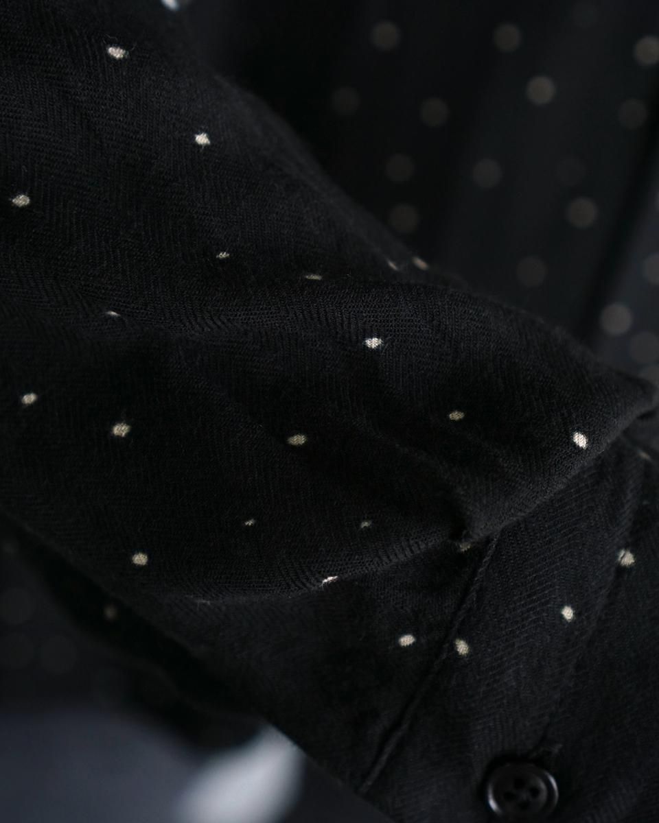 25AW MAATEE&SONS OP COLLLAR SHIRTS DOTS / MT5303-0604B*SL#GH