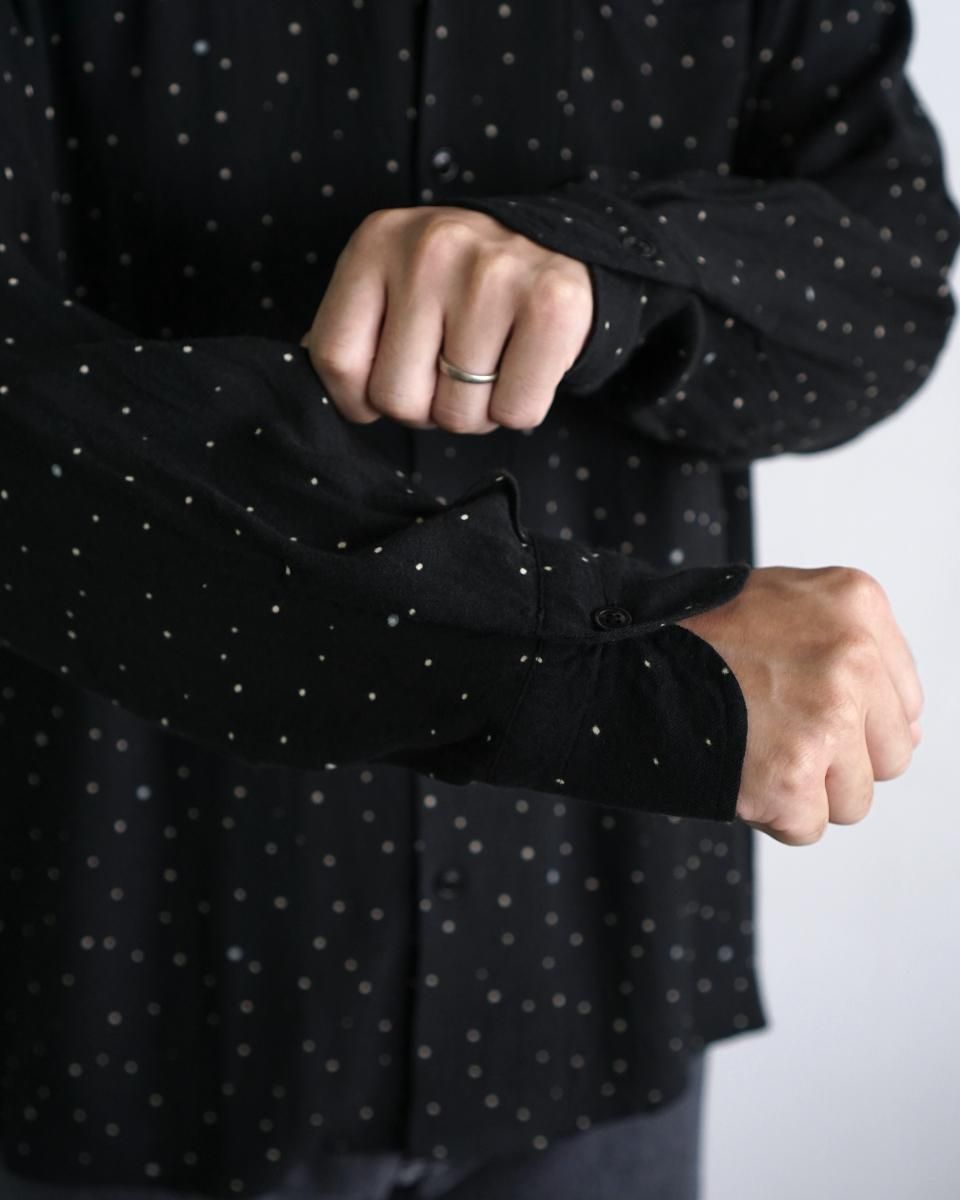 25AW】【MAATEE&SONS】OP COLLLAR SHIRTS DOT