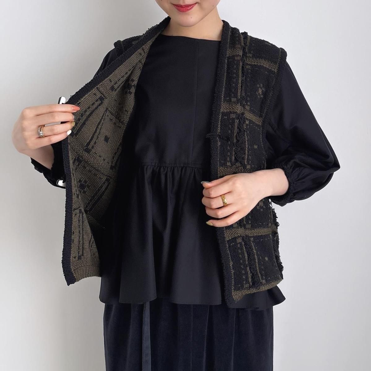 10 HANDCRAFTED MODERN volume sleeve gather pullover (THOMAS MASON