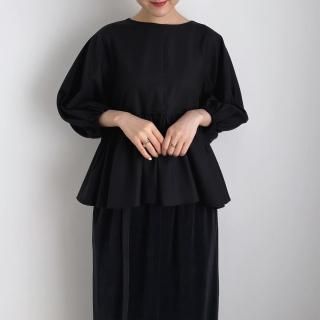 10 HANDCRAFTED MODERN volume sleeve gather pullover (THOMAS MASON) /0019*SL#IT