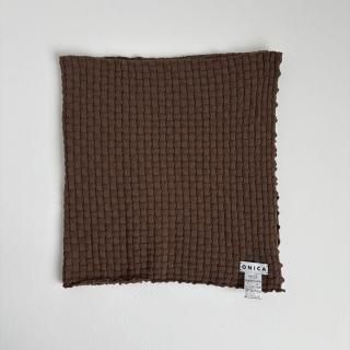 ONICA  cotton-boucle basket scarf/Oni-053*KN#IT