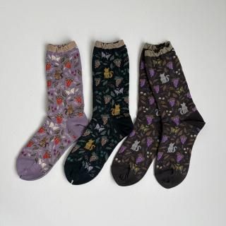 ANTIPAST  GARDEN CAT SOCKS /AS-229*SO#IT*