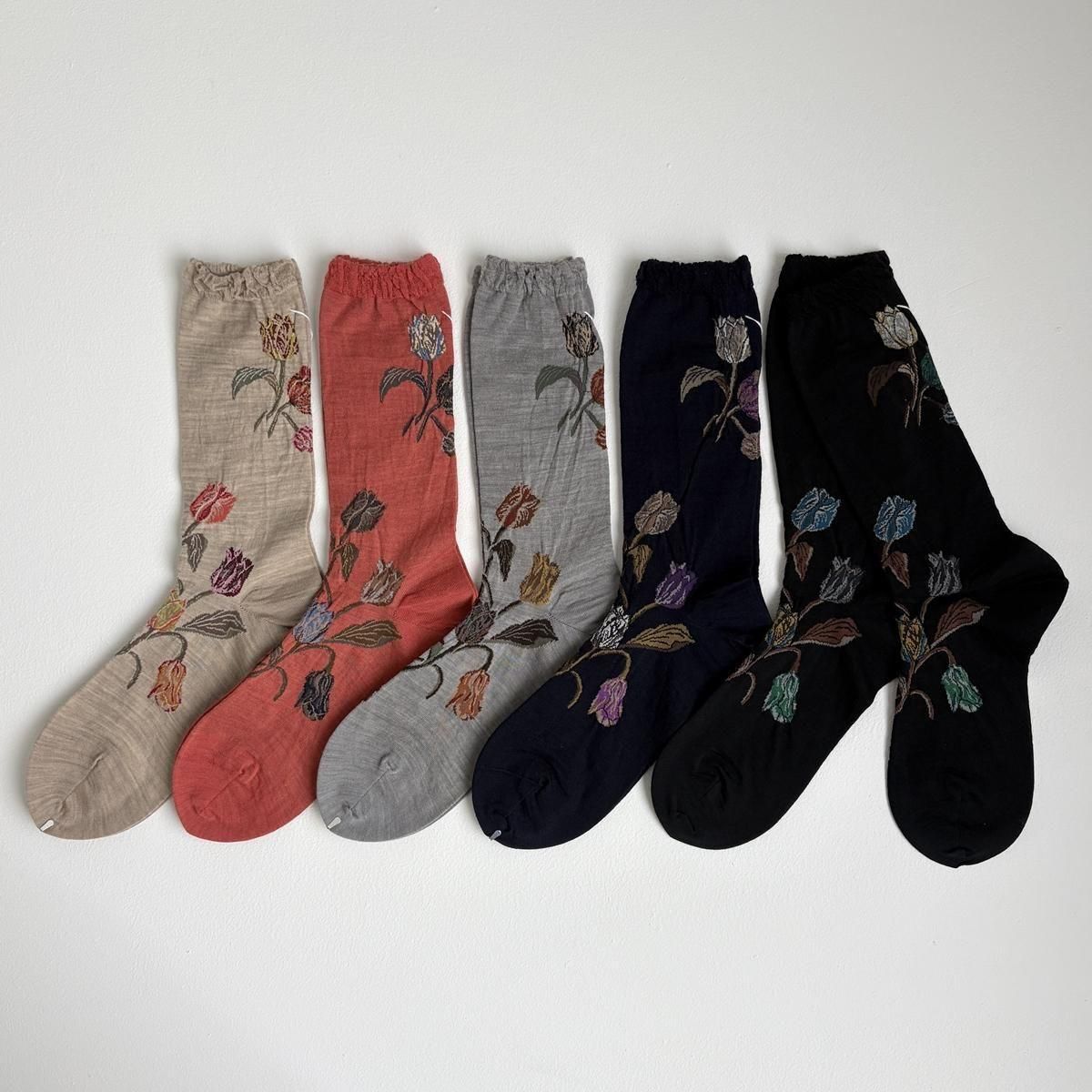 ANTIPAST BOUQUET TULIP SOCKS /AM-805*SO#IT* - ARTHUR FASHION WORLD