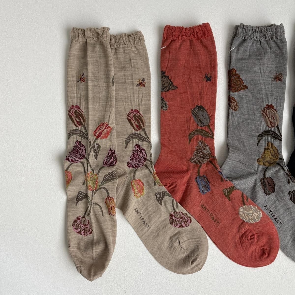 ANTIPAST BOUQUET TULIP SOCKS /AM-805*SO#IT* - ARTHUR FASHION WORLD