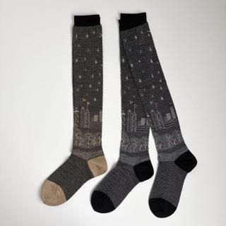 ANTIPAST CITY SCAPE HIGH SOCKS /AM-808HS*SO#IT*