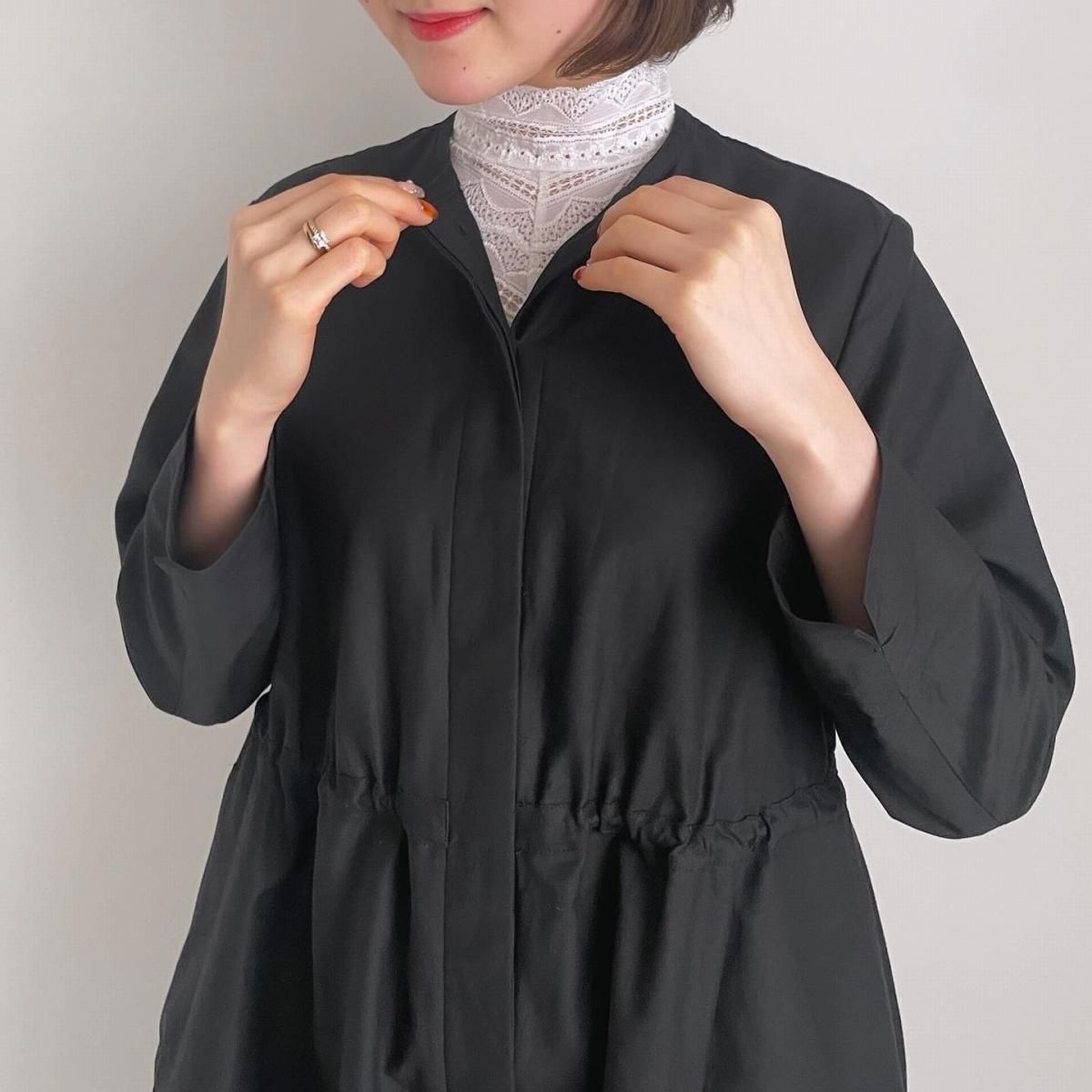 ROSEMUNDE シルクハイネックレースタンクトップ/4507*CS#IT