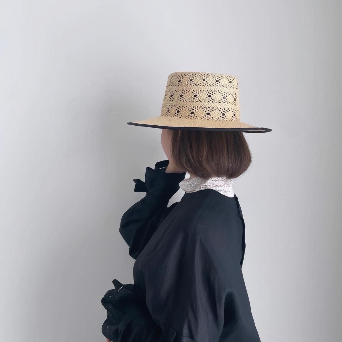 未使用 『rosemunde 』シルク混ハイネックレースインナー 黒 rosemunde ロサムンド silk シルク混ハイネックレースインナー