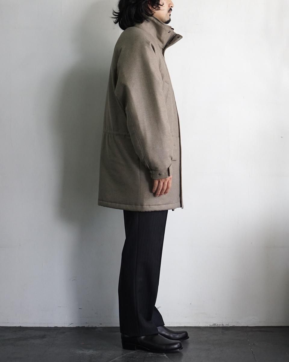 25AW AURALEE WOOL FULLING FLANNEL PADDED OVER BLOUSON / A25AB02CF