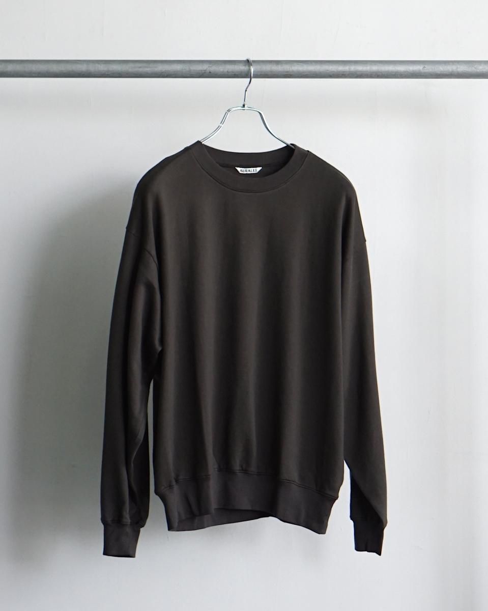 25AW AURALEE SUPER HIGH GAUGE SWEAT P/O / A25AP02CU*CL#GH