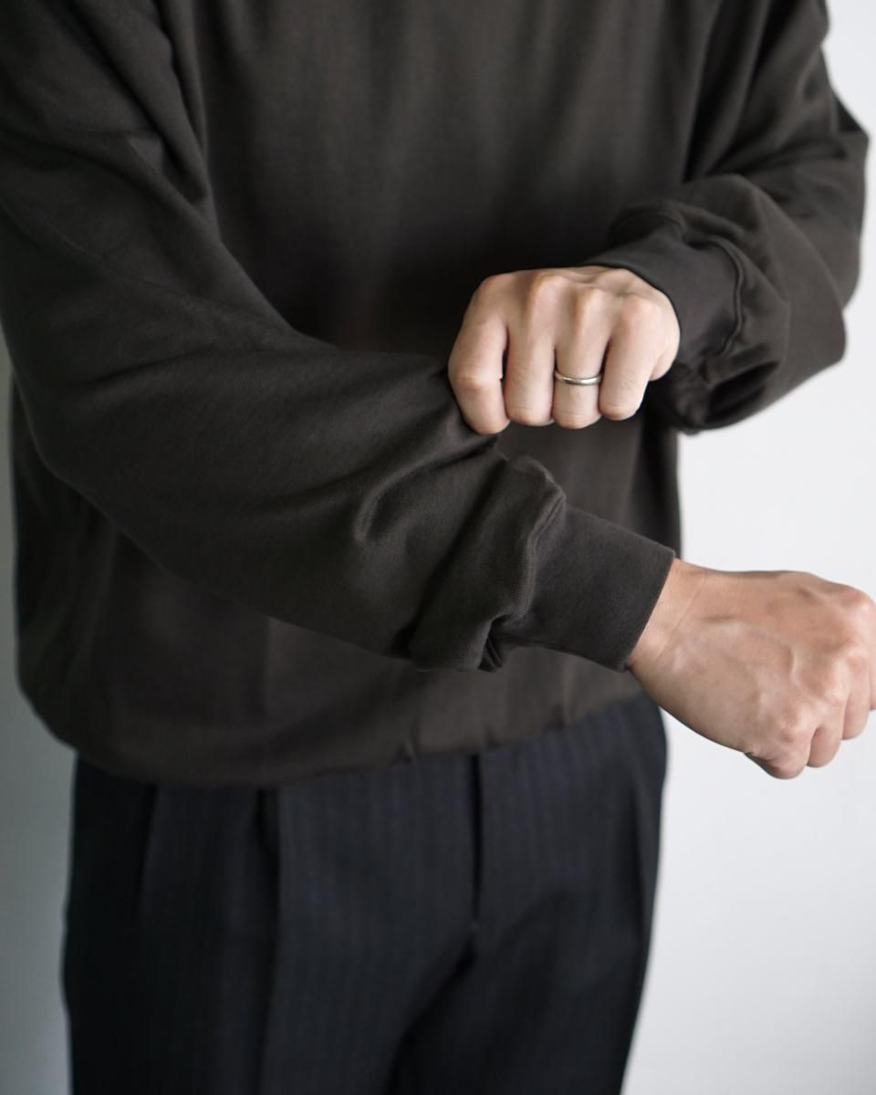 25AW AURALEE SUPER HIGH GAUGE SWEAT P/O / A25AP02CU*CL#GH - ARTHUR