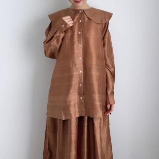 BUNON Kahdi Silk Round Collar Over Blouse/BN2552*SL#IT