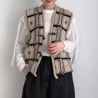 ONICA blocked-jacquard vest /Oni-055*KN#IT