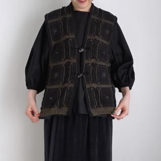 ONICA blocked-jacquard vest /Oni-055*KN#IT