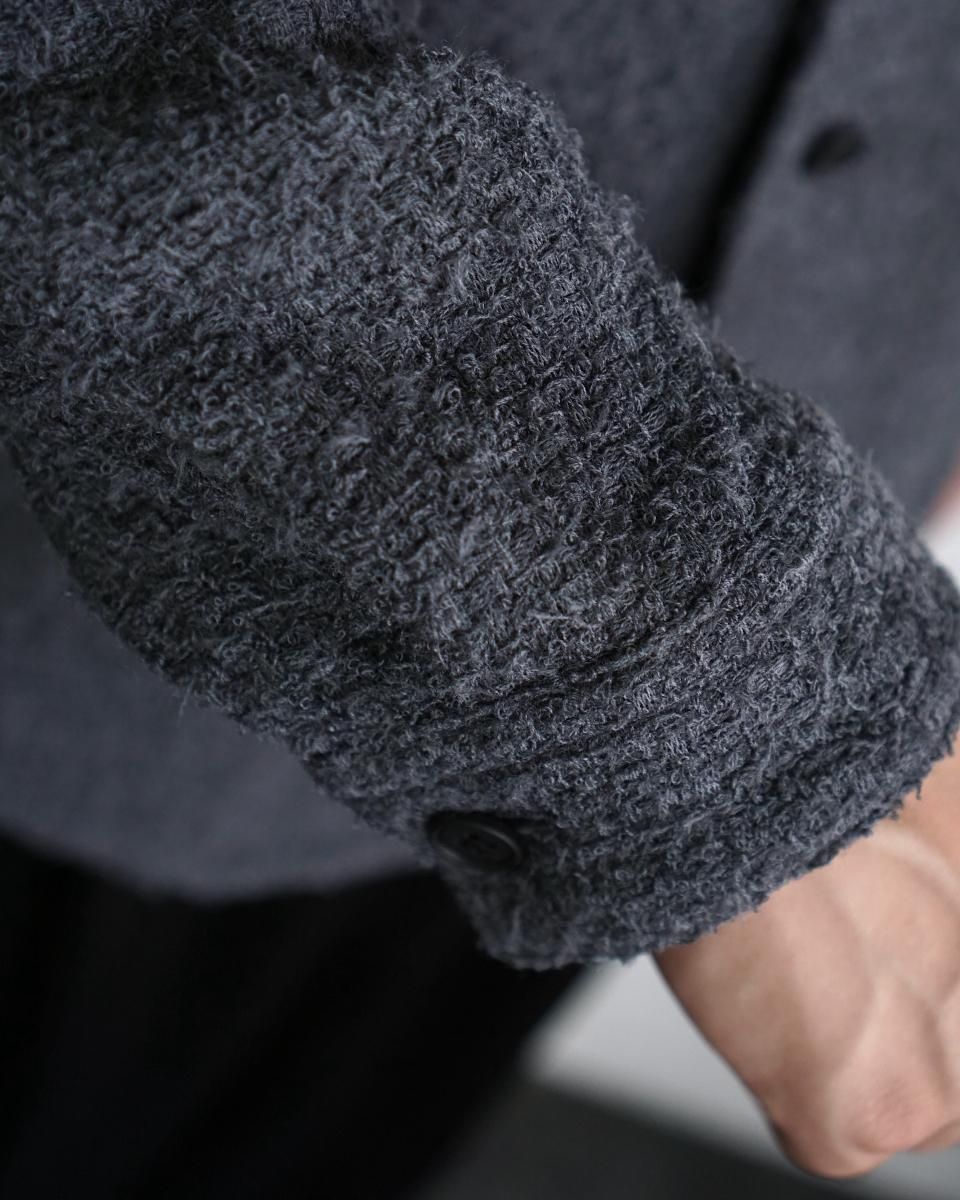 ジャケット・アウター JUHA FANCY TWEED NO-COLLAR JACKET 25AW 4 JUHA FANCY TWEED NO-COLLAR JACKET 25AW 4の通販 by shop｜ラクマ