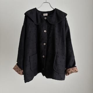 ブノン　トップス nonnotte Clear Heavy Broadcloth Draping Half Sleeve Shirt