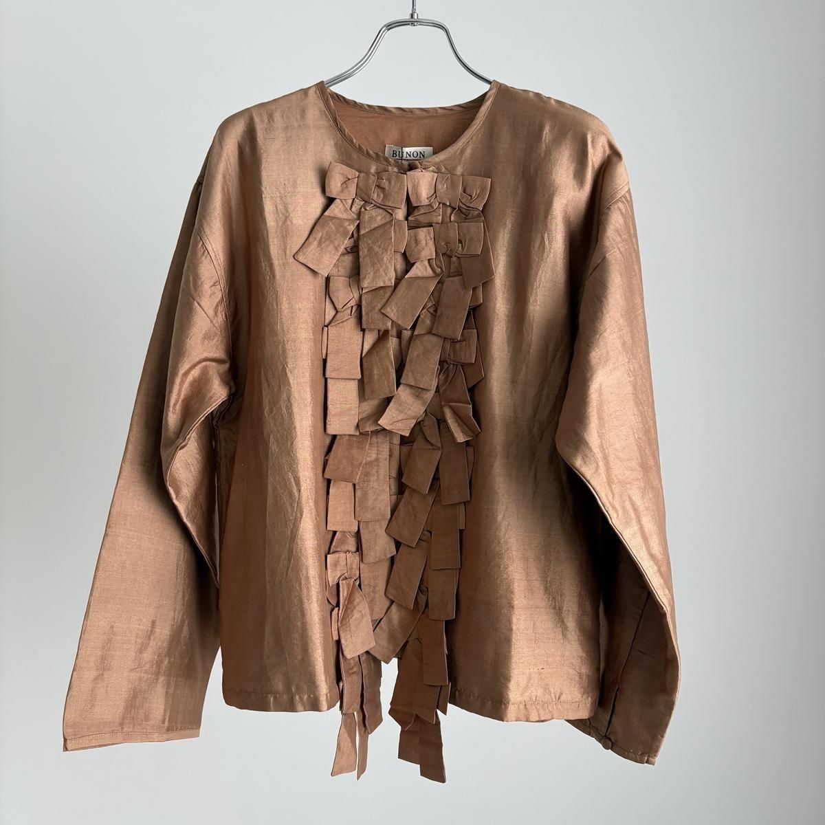 bunonブノンカディシルクリボンライトジャケット BUNON Kahdi Silk Ribbon Light Jacket/BN2551*JK#IT - ARTHUR FASHION