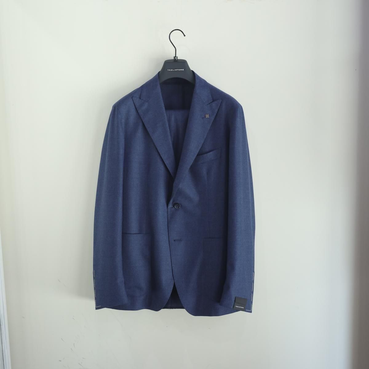 [美シルエット]美品　セオリー　シングルパンツセットアップ　1B ピークドラペル Theory Wardrobe # Traceable Wool | WOMEN（レディース