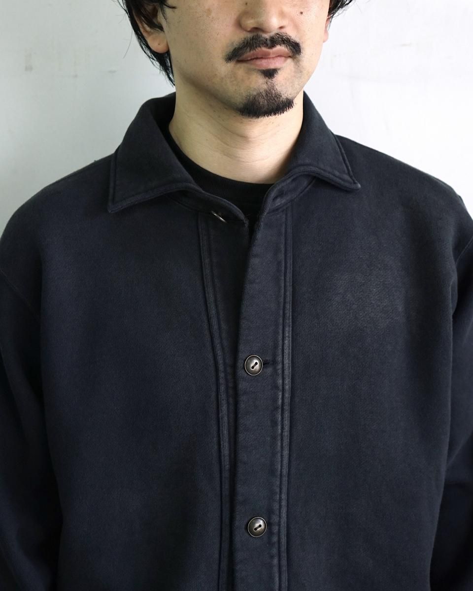 A.PRESSE 2025 Style 2 Vintage Sweat Cardigan / 25AAP-05-08