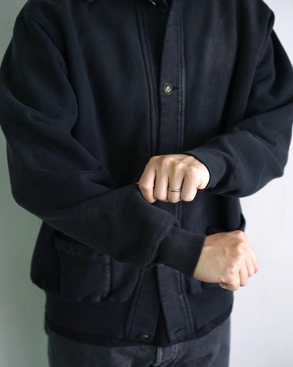 A.PRESSE 2025 Style 2 Vintage Sweat Cardigan / 25AAP-05-08