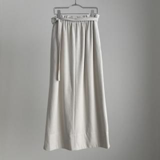 10 HANDCRAFTED MODERN velour pencil skirt /033*SK#IT