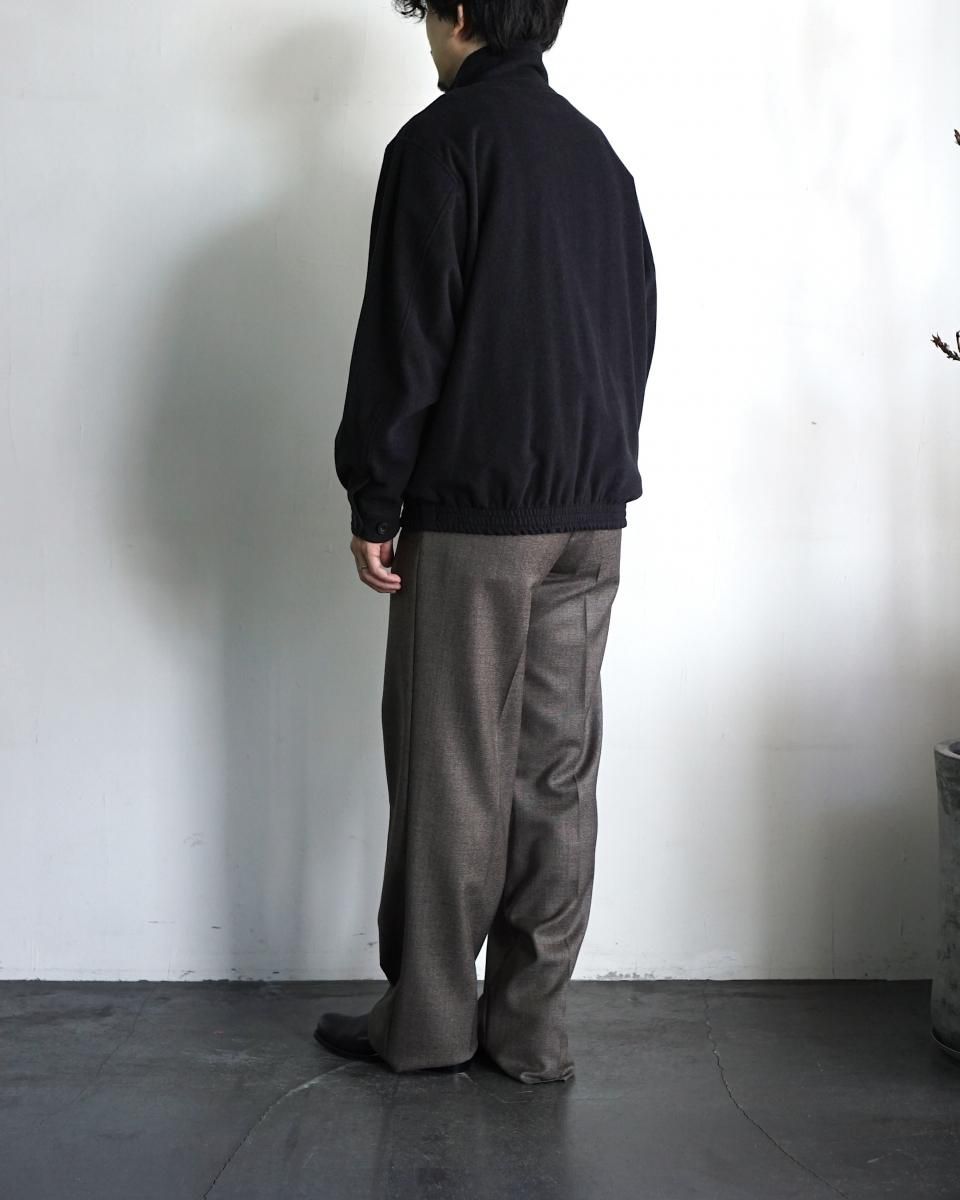 25AW ULTERIOR BRUSHED SOFT FLANNEL ZIP UP JKT / UBS47-KC216-A*BR