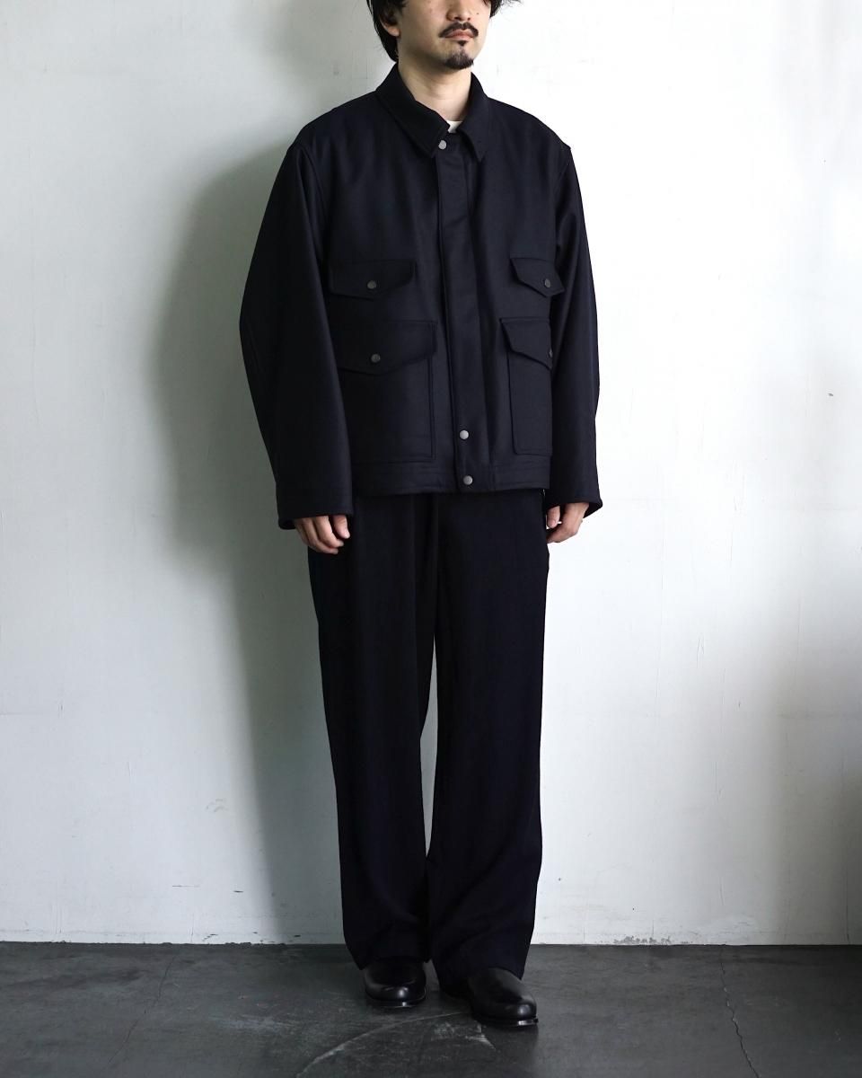 25AW ULTERIOR SUPER FINE LIGHT MELTON SHORT HUNTING JKT / UBS48