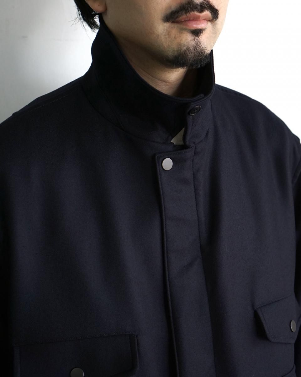 ULTERIOR ポプリンハンティングJKT 上代9.3万 ULTERIOR ナイロンポプリン ハンティングJKT 上代9.3万