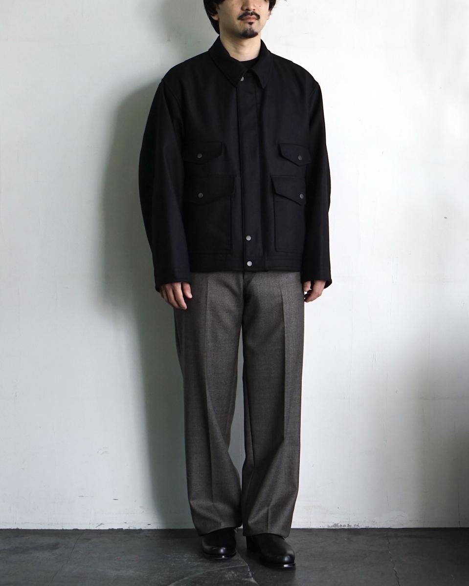 25AW ULTERIOR SUPER FINE LIGHT MELTON SHORT HUNTING JKT / UBS48