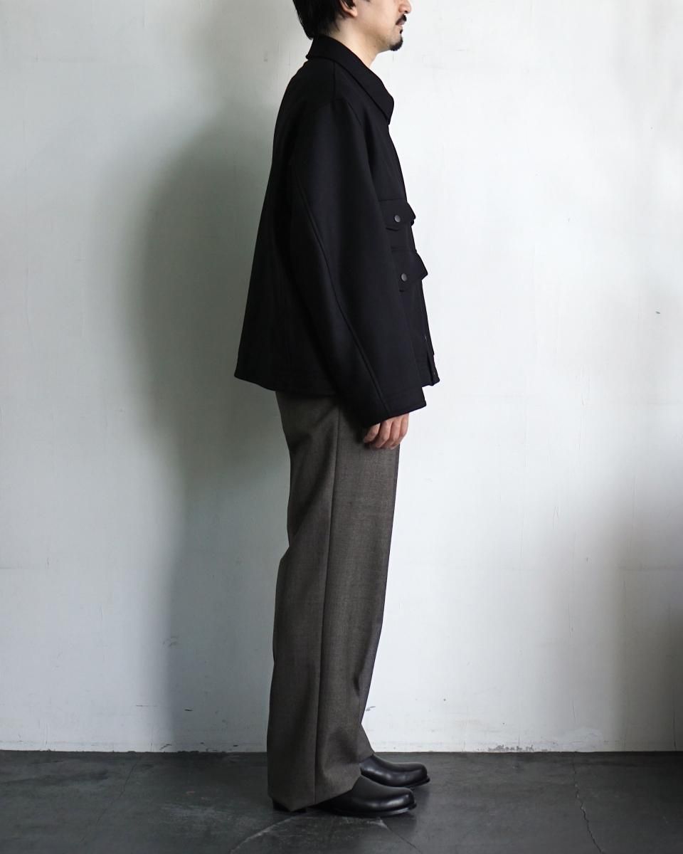 25AW ULTERIOR SUPER FINE LIGHT MELTON SHORT HUNTING JKT / UBS48