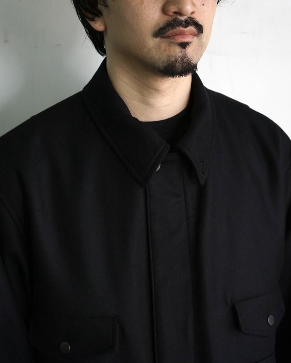 25AW ULTERIOR SUPER FINE LIGHT MELTON SHORT HUNTING JKT / UBS48