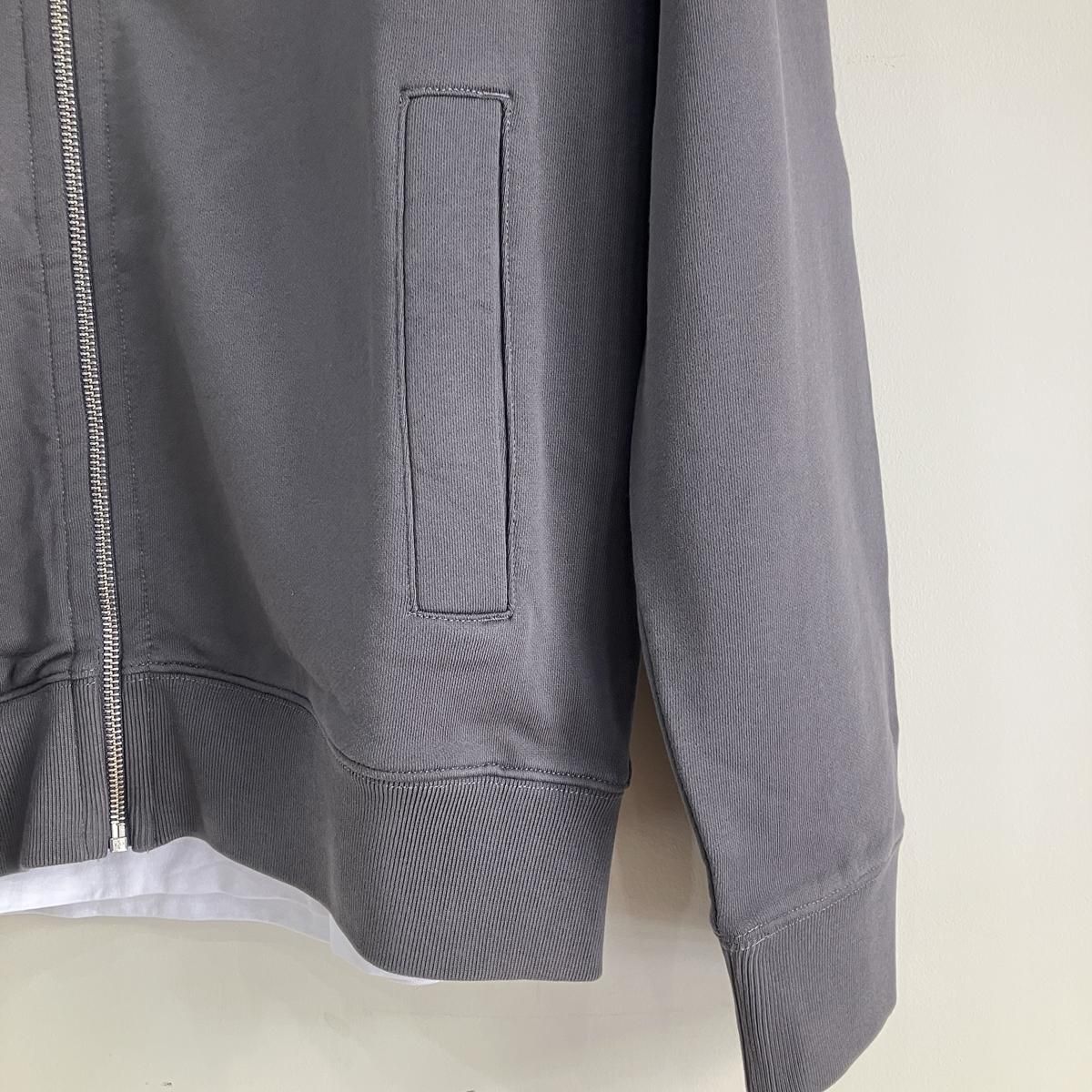 メゾンキツネ 定番HEADパッチ フルジップ 長袖スウェット