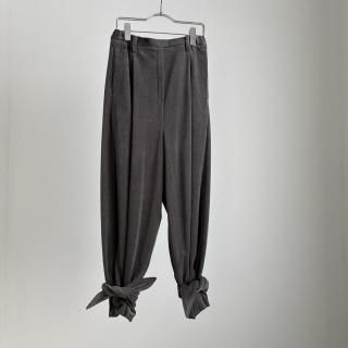 <img class='new_mark_img1' src='https://img.shop-pro.jp/img/new/icons13.gif' style='border:none;display:inline;margin:0px;padding:0px;width:auto;' />10 HANDCRAFTED MODERN velour ribbon pants/0034*PT#IT