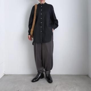 10 HANDCRAFTED MODERN velour ribbon pants/0034*PT#IT