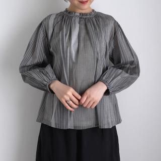 【最終価格】kijinokanosei キジノカノウセイtuck blouse kijinokanosei キジノカノウセイ : blouse ショルダーレース