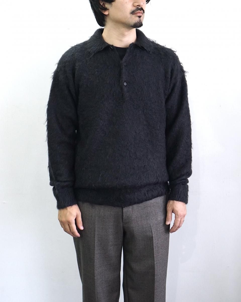 25AW AURALEE BRUSHED KID MOHAIR POLO 3