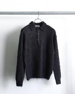 <img class='new_mark_img1' src='https://img.shop-pro.jp/img/new/icons13.gif' style='border:none;display:inline;margin:0px;padding:0px;width:auto;' />25AW AURALEE BRUSHED SUPER KID MOHAIR KNIT POLO / A25AP01KM*KN#GH
