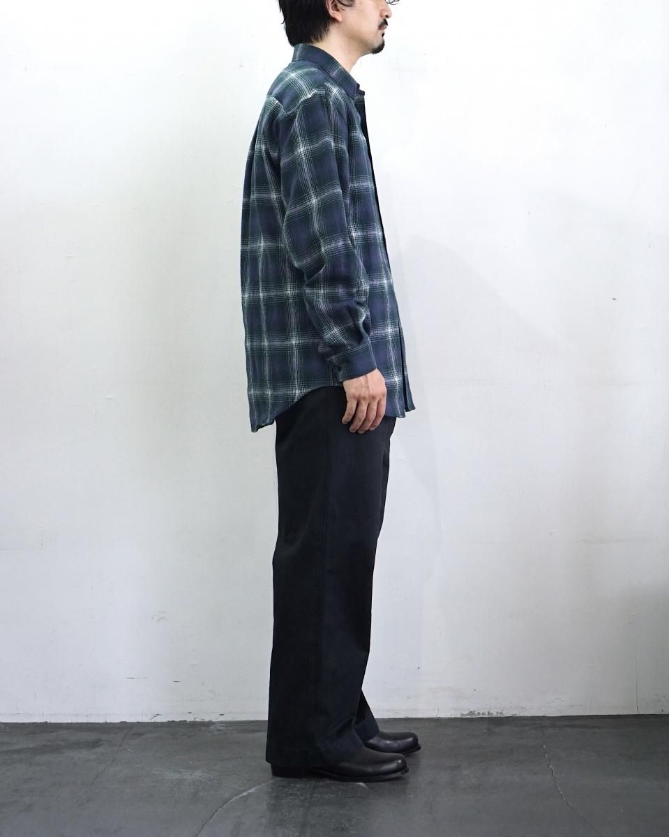 25AW AURALEE AIRY WOOL CHECK SHIRT / A25AS01WN*SL#GH - ARTHUR