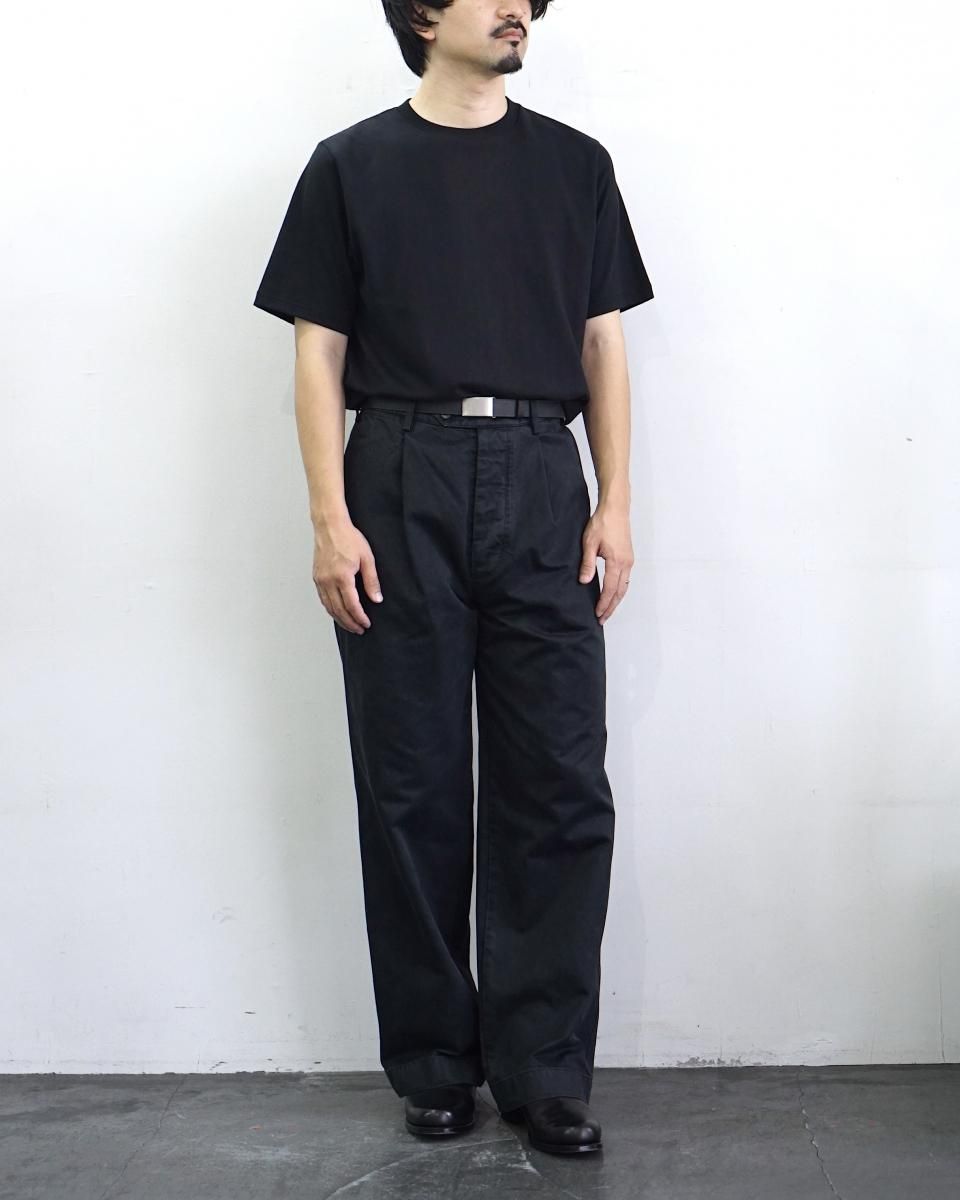 25AW AURALEE PRODUCT DYED FINX CHINO ONE-TUCK PANTS