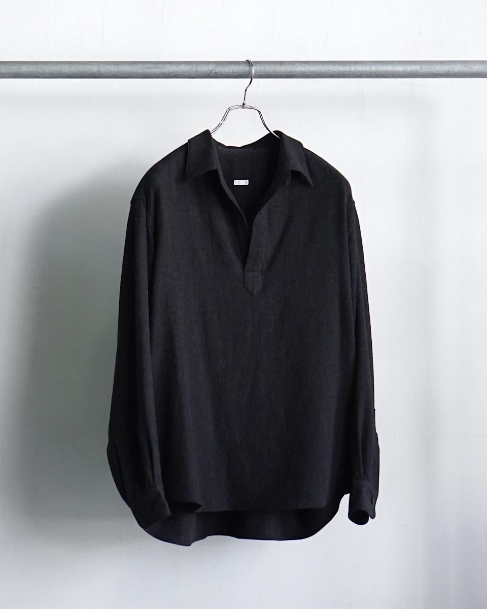 A.PRESSE 2025 Style 2 Wool Skipper Shirt / 25AAP-02-11*SL#GH