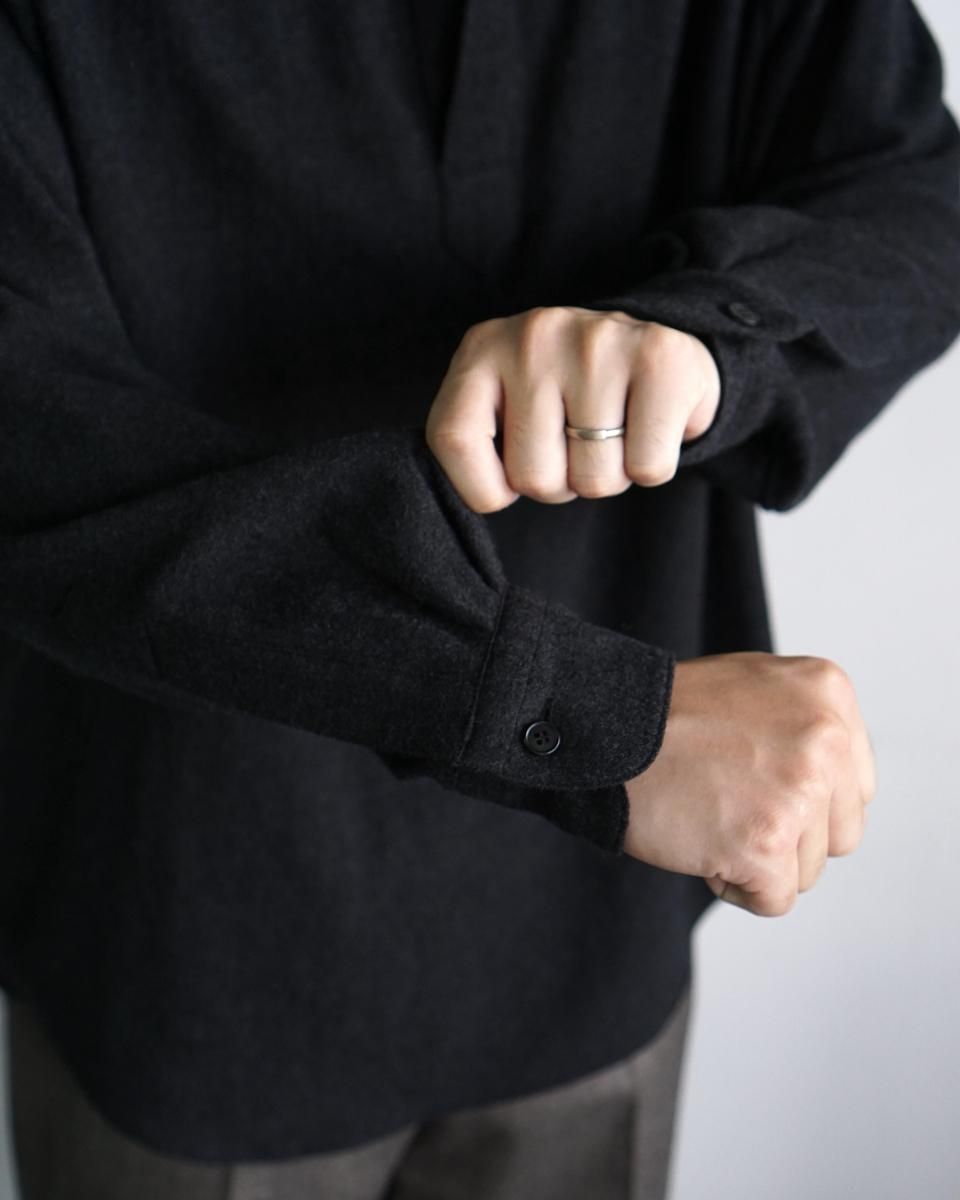 A.PRESSE 2025 Style 2 Wool Skipper Shirt / 25AAP-02-11*SL#GH