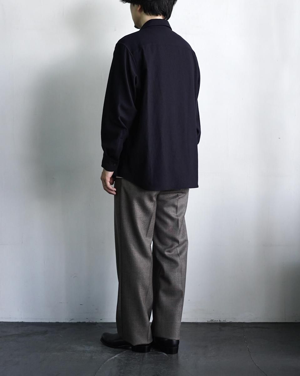 A.PRESSE 2025 Style 2 Wool Skipper Shirt / 25AAP-02-11*SL#GH