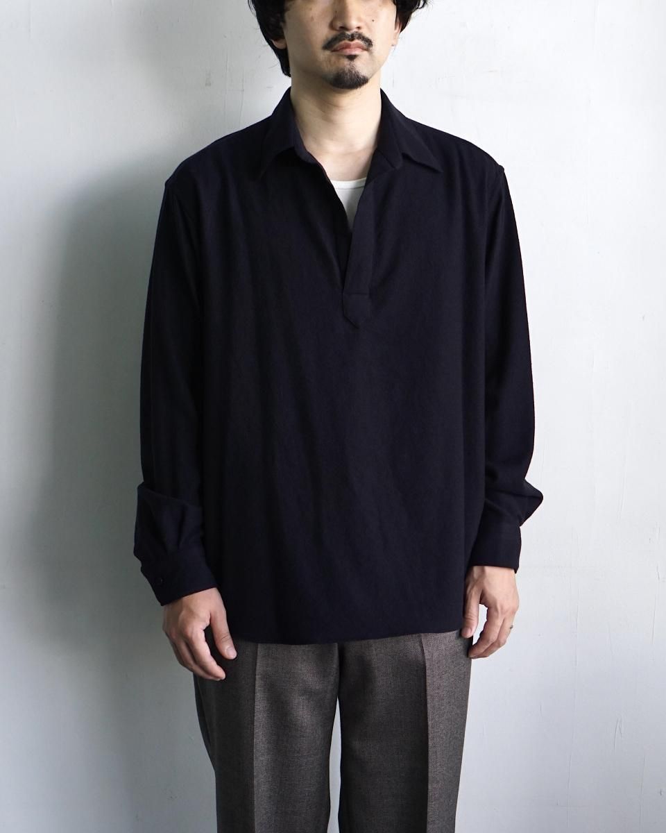 A.PRESSE 2025 Style 2 Wool Skipper Shirt / 25AAP-02-11*SL#GH